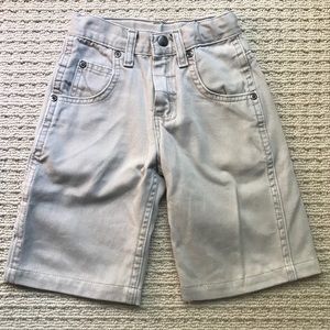 Boys Beige Khaki Genuine Lee Carpenter Shorts